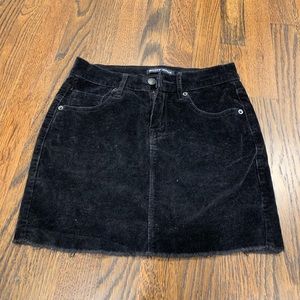 Brandy melvile black mini skirt
